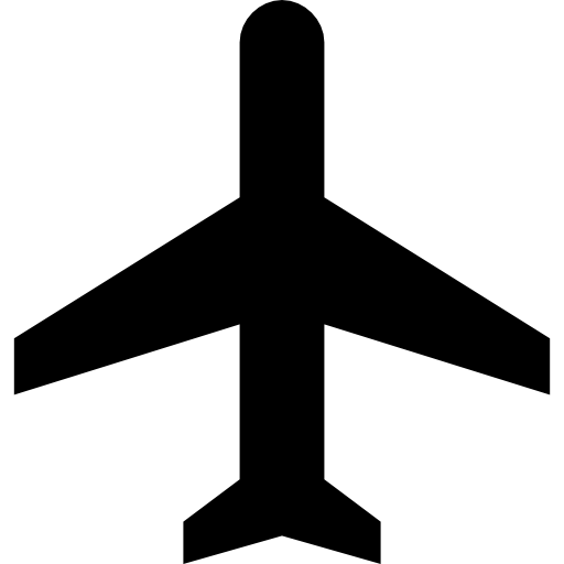 vliegtuigmodus op symbool Google Material Design Monochrome icoon