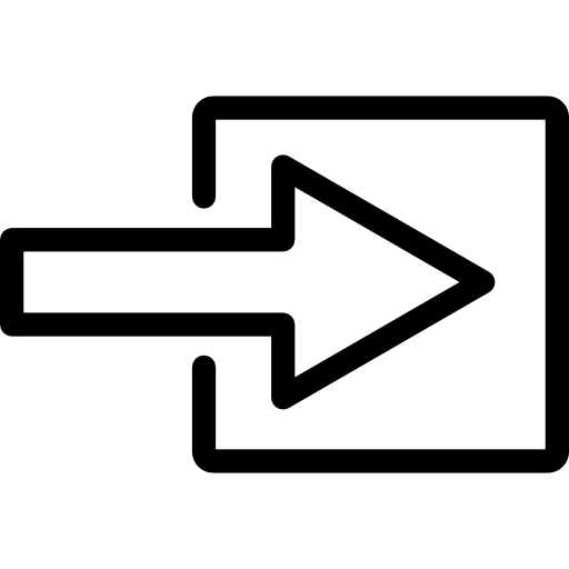 ログインのアウトラインボタン  icon