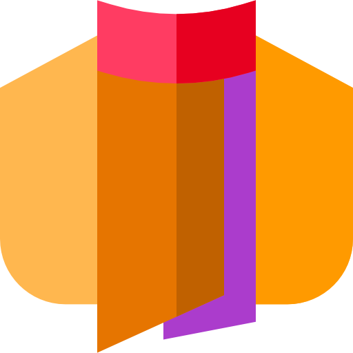 poncho Basic Straight Flat icoon