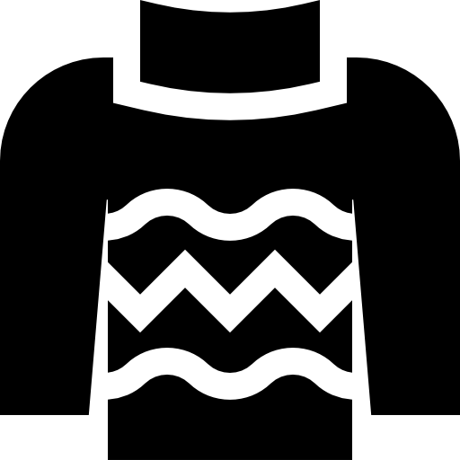 터틀넥 Basic Straight Filled icon