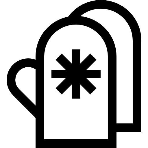 fäustlinge Basic Straight Lineal icon