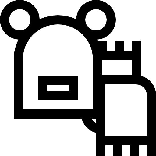 kapelusz Basic Straight Lineal ikona