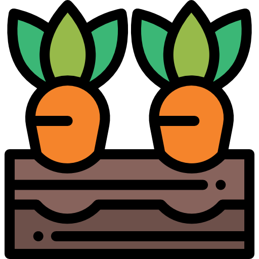 Carrots Detailed Rounded Lineal color icon