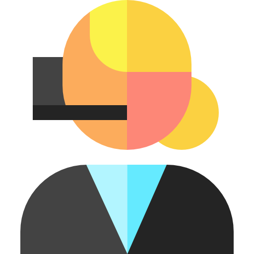 Customer service Basic Straight Flat icon