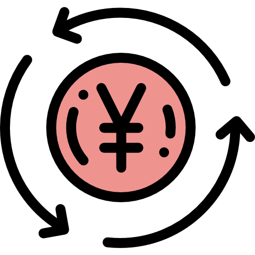 Yen Detailed Rounded Lineal color icon