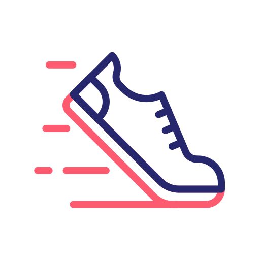 달리기 Generic Outline Color icon