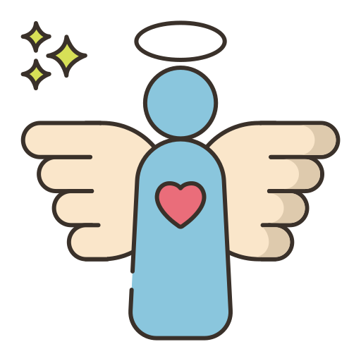 Angel Flaticons Lineal Color icon