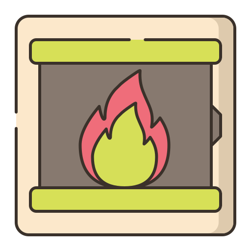 Crematory Flaticons Lineal Color icon