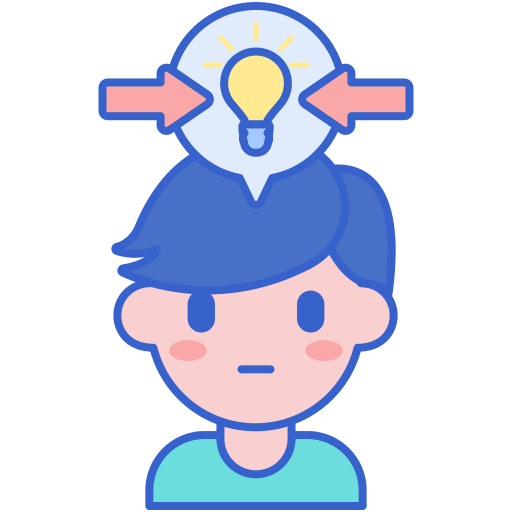 Thought Flaticons Lineal Color icon