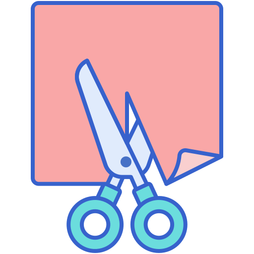 Ножницы Flaticons Lineal Color иконка