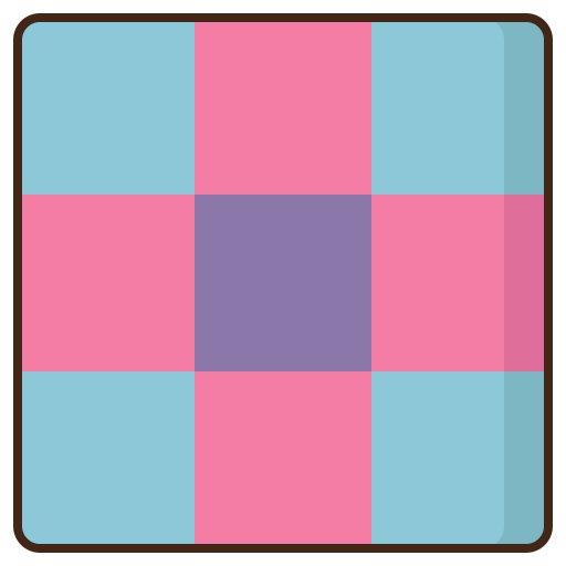キルト Flaticons Lineal Color icon