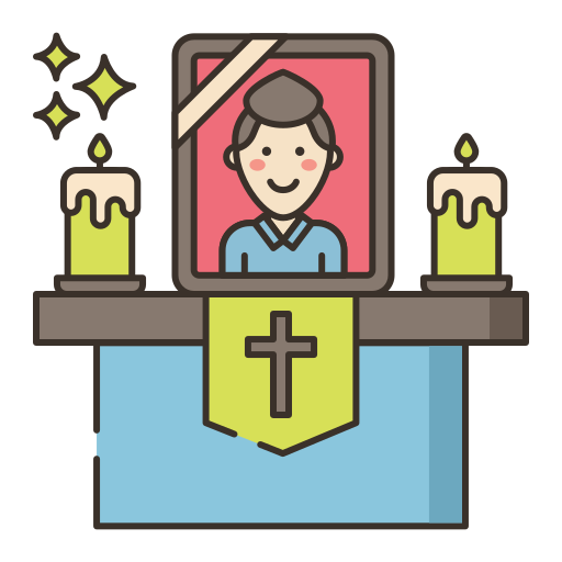 Funeral Flaticons Lineal Color icon