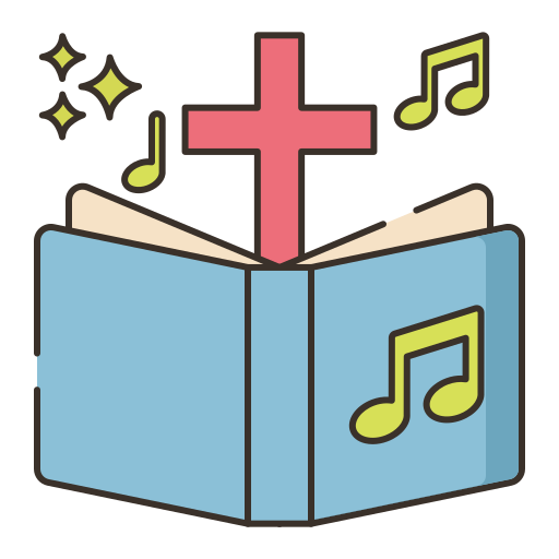 Hymns Flaticons Lineal Color icon