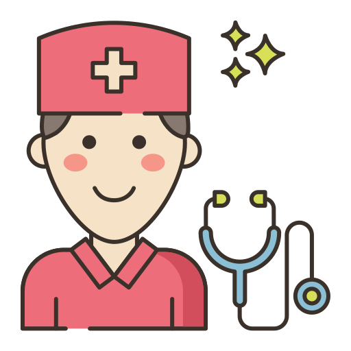 dokter Flaticons Lineal Color icoon