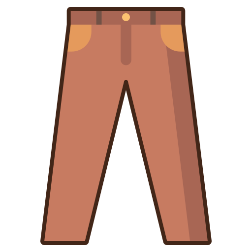 pantaloni Flaticons Lineal Color icona