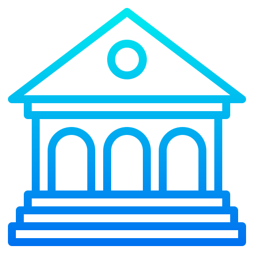 은행 srip Gradient icon