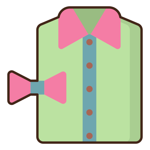 Одежда Flaticons Lineal Color иконка