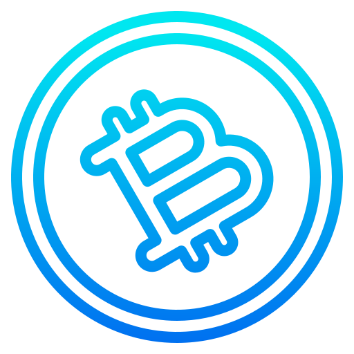 bitcoin srip Gradient icon