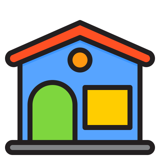 Home srip Lineal Color icon