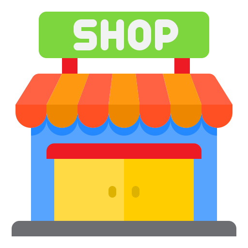 Shop srip Flat icon