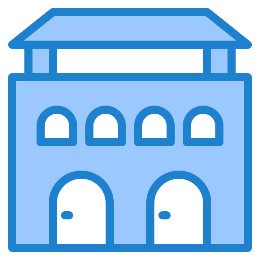 edificio srip Blue icona