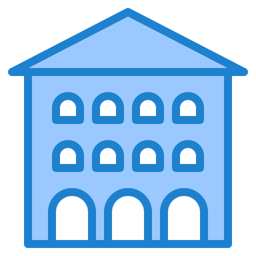 Apartment srip Blue icon