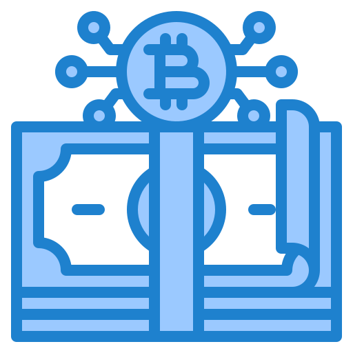 finanzas srip Blue icono