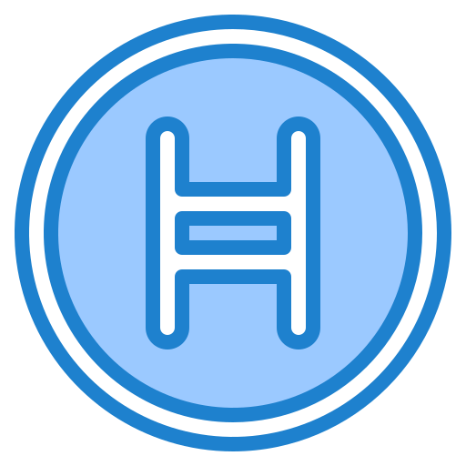 Hedera hashgraph srip Blue icon