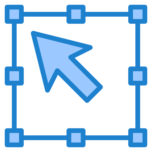 자유 변형 srip Blue icon