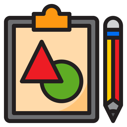 grafik-design srip Lineal Color icon