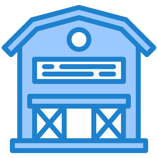 Farmhouse srip Blue icon