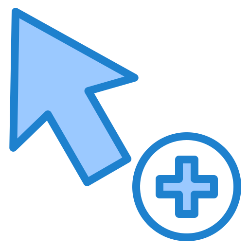Arrow srip Blue icon