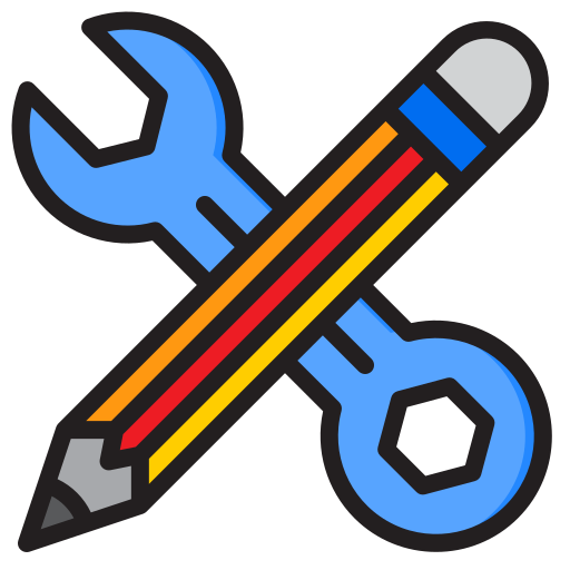 grafik-design srip Lineal Color icon