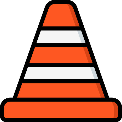cono di traffico Basic Miscellany Lineal Color icona