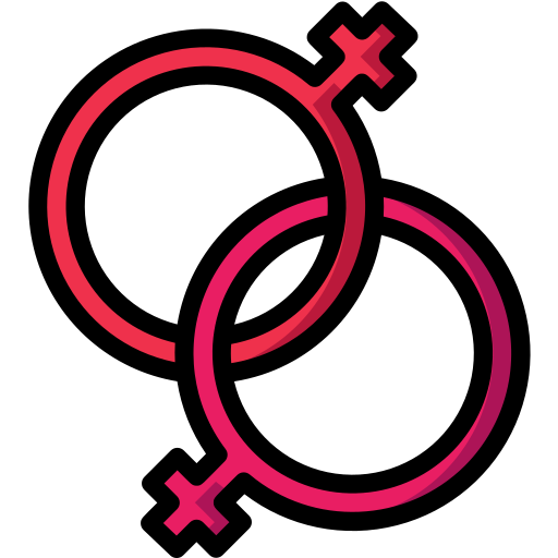 homohuwelijk Basic Miscellany Lineal Color icoon