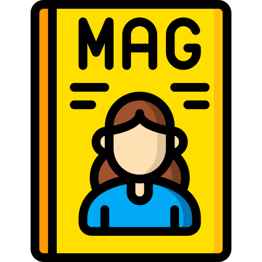 Magazine Basic Miscellany Lineal Color icon
