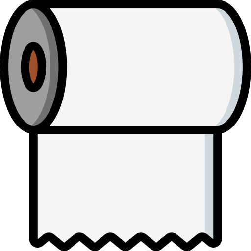 Tissue roll Basic Miscellany Lineal Color icon