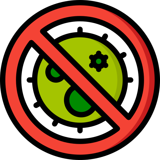 No virus Basic Miscellany Lineal Color icon