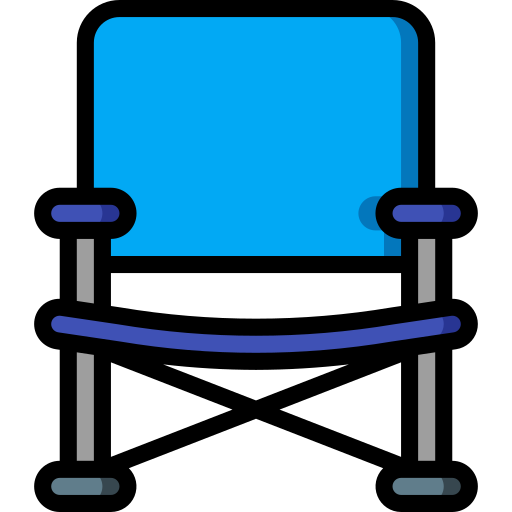 krzesło kempingowe Basic Miscellany Lineal Color ikona