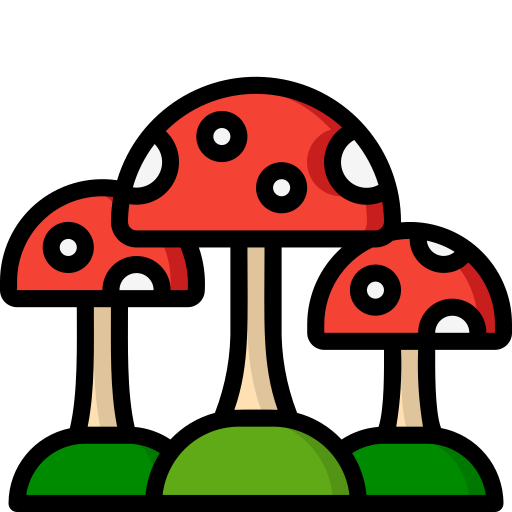 Mushroom Basic Miscellany Lineal Color icon