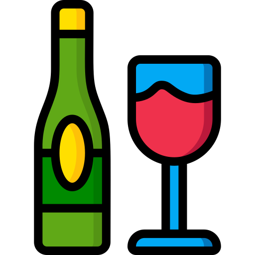 와인 Basic Miscellany Lineal Color icon
