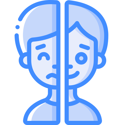 Dissociative identity disorder Basic Miscellany Blue icon