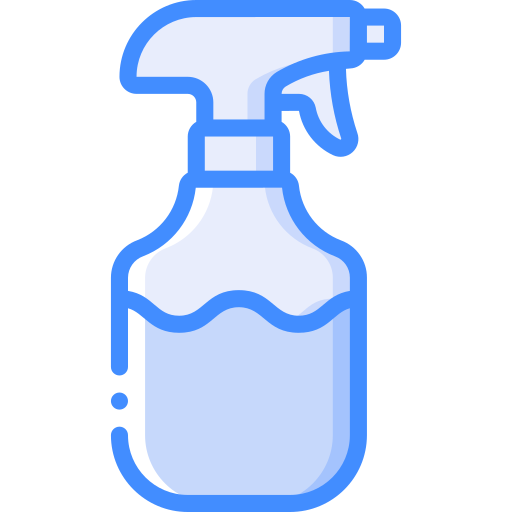 garrafa de spray Basic Miscellany Blue Ícone