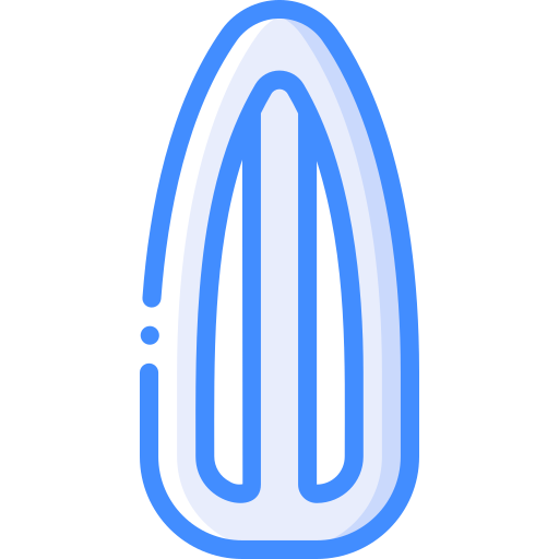 Hair clip Basic Miscellany Blue icon