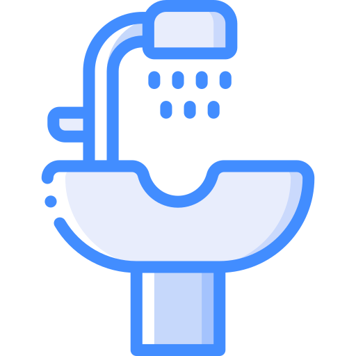 Hair wash sink Basic Miscellany Blue icon