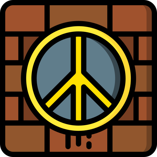 símbolo de paz Basic Miscellany Lineal Color Ícone