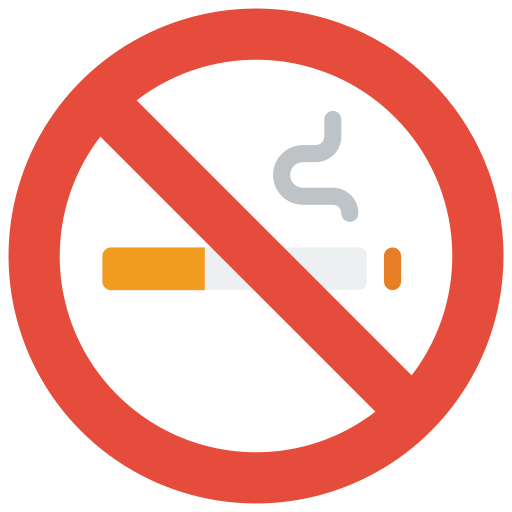 vietato fumare Basic Miscellany Flat icona