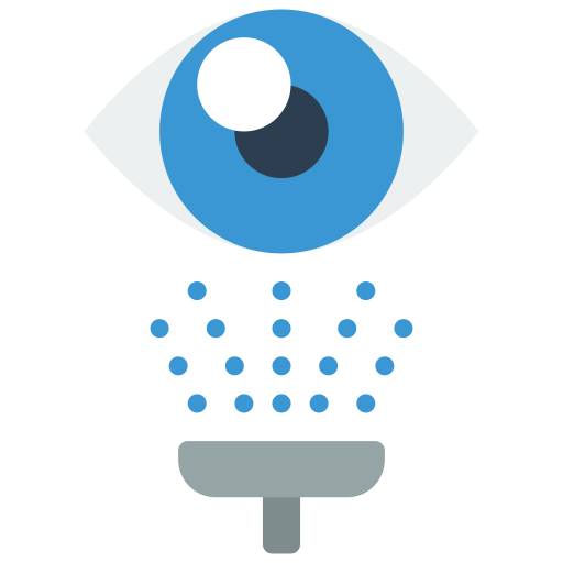 ojo Basic Miscellany Flat icono
