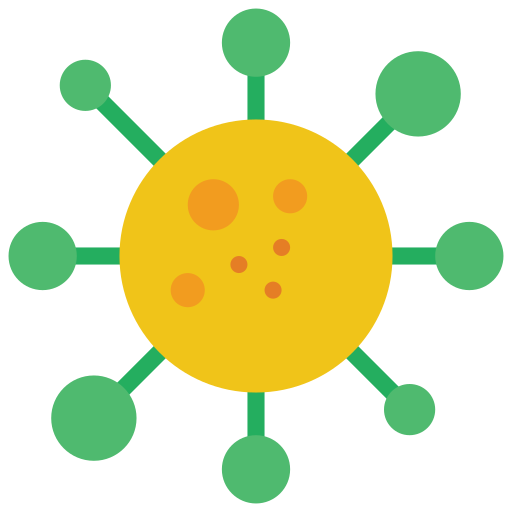 Virus Basic Miscellany Flat icon