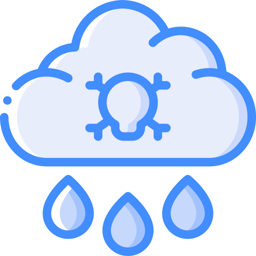 Acid rain Basic Miscellany Blue icon